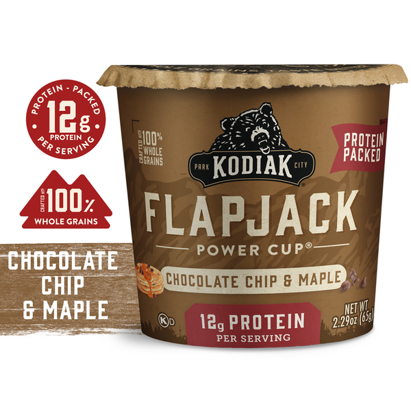 Kodiak Cakes Chocolate Chip & Maple Flapjack in a Cup