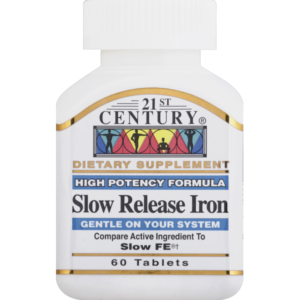 21ST Century Iron, Slow Release, Tablets