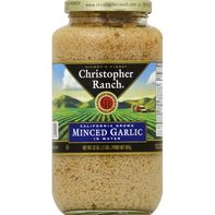 Christopher Ranch Garlic, Minced, in Water️
