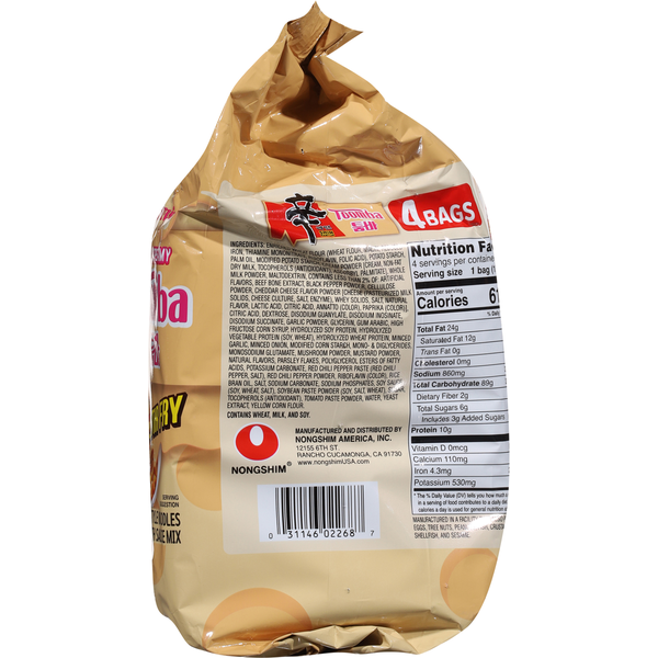 Nongshim Stir Fry Style Noodles with Sauce Mix