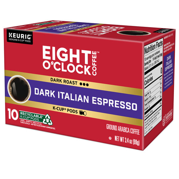 Eight O’Clock Dark Italian Roast K-Cup Pods