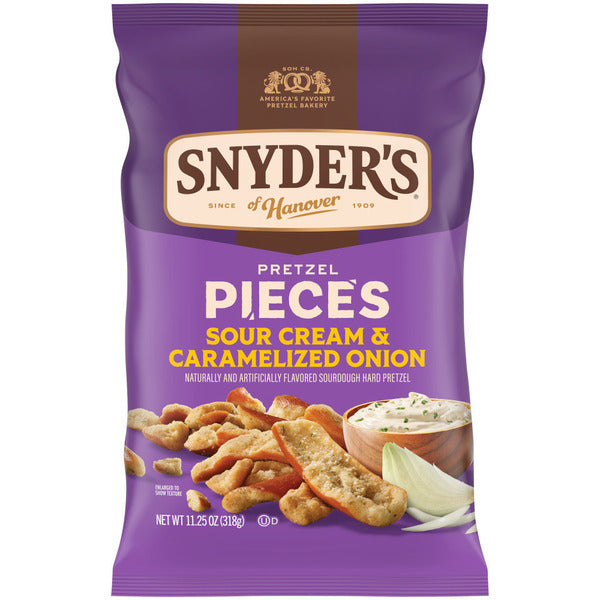 Snyder's of Hanover Sour Cream & Caramelized Onion Pretzels