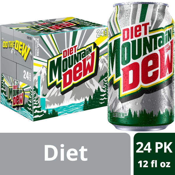 Mountain Dew Diet Soda Pop