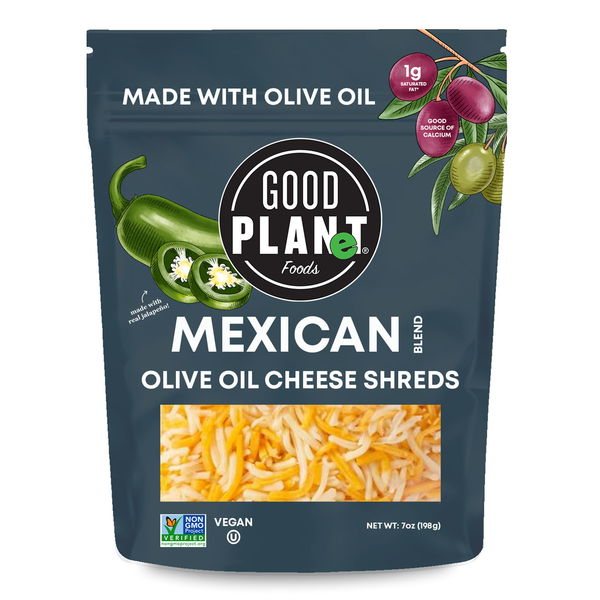 GOOD PLANeT Foods Olive Oil Mexican Blend Cheese Shreds