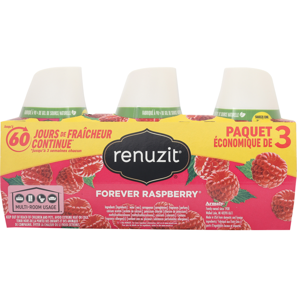 Renuzit Forever Raspberry Gel Air Fresheners Value Pack