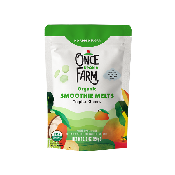 Once Upon a Farm Organic Smoothie Melts, Tropical Greens