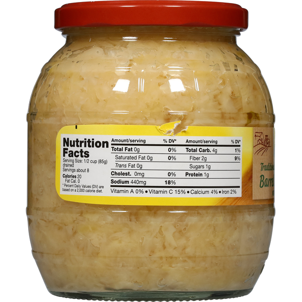 Kiihne Traditional German Barrel Sauerkraut