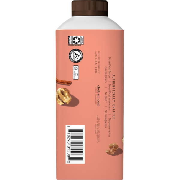Chobani Coffee Creamer, with Real Cream, Cinnamon Coffee Cake