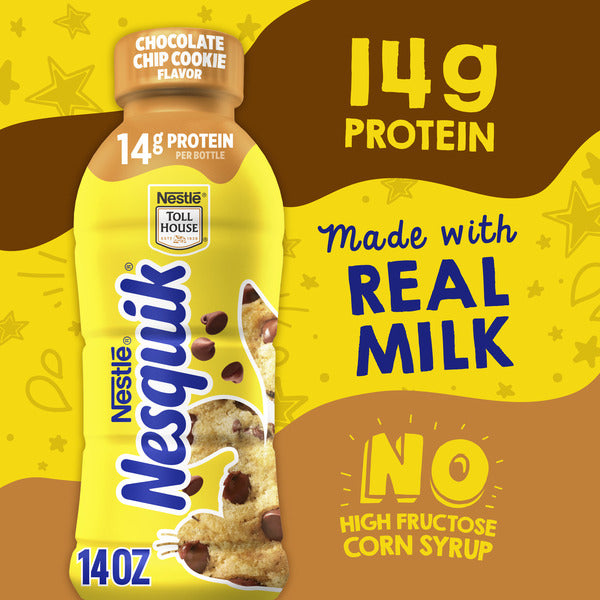Nestlé NESQUIK Toll House Chocolate Chip Cookie Favored Milk