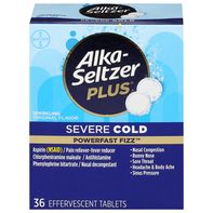 Alka-Seltzer Severe Cold, Sparkling Original Flavo...
️