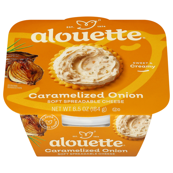 Alouette Soft Spreadable Caramelized Onion Cheese