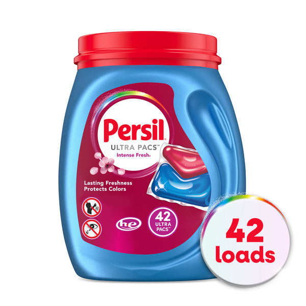 Persil Ultra Pacs Intense Fresh Everyday Clean Laundry Detergent, 42 count