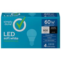 Simply Done Light Bulb, Replacement, LED, Soft Whi...
️