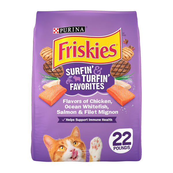 Purina Friskies Dry Cat Food, Surfin' & Turfin' Favorites