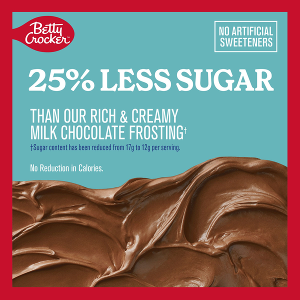 Betty Crocker Lower Sugar Milk Chocolate Flavored Frosting