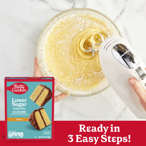 Betty Crocker Lower Sugar Yellow Cake Mix