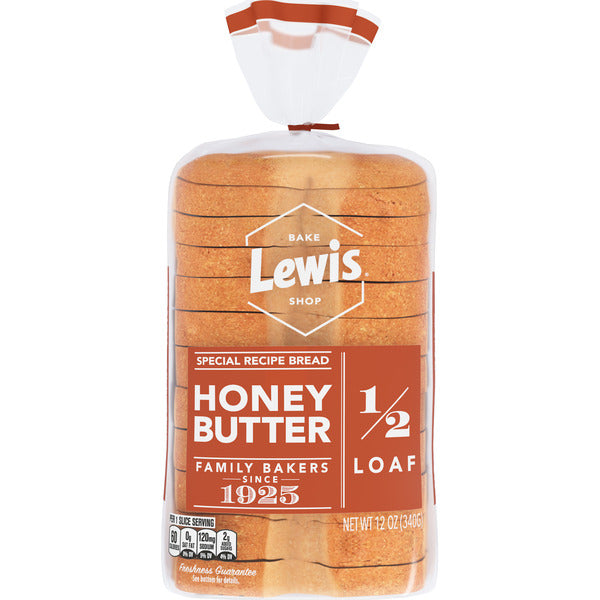 Lewis Bake Shop Honey Butter Half Loaf Bread