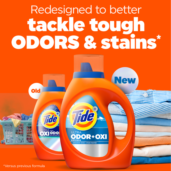 Tide Ultra Odor Defense Plus Oxi Liquid Laundry Detergent