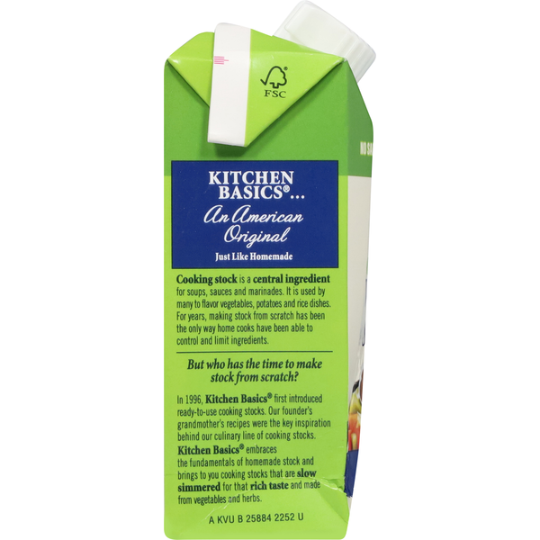 Kitchen Basics Vegetable Stock, Unsalted
