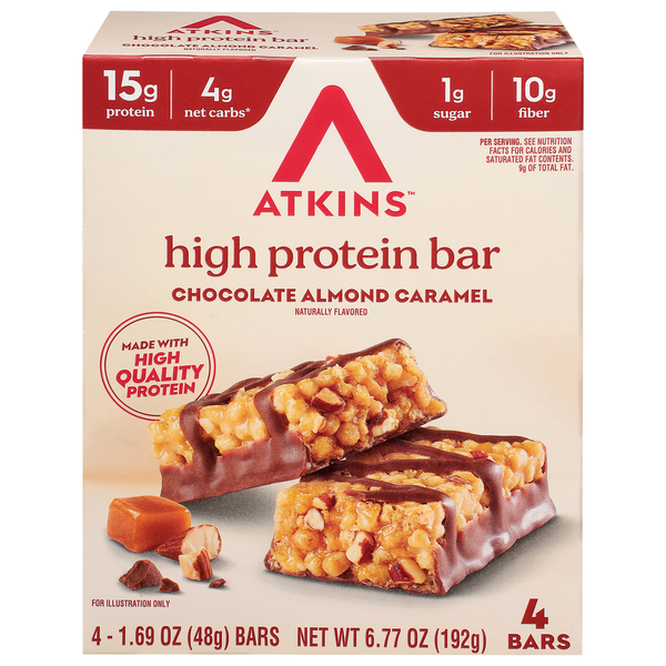 Atkins Chocolate Almond Caramel High Protein Bar