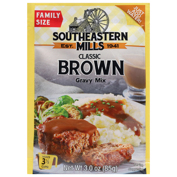 Southeastern Mills Gravy Mix, Classic Brown, Family Size