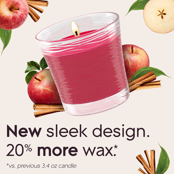 Glade Single Wick Candle, Apple Cinnamon
