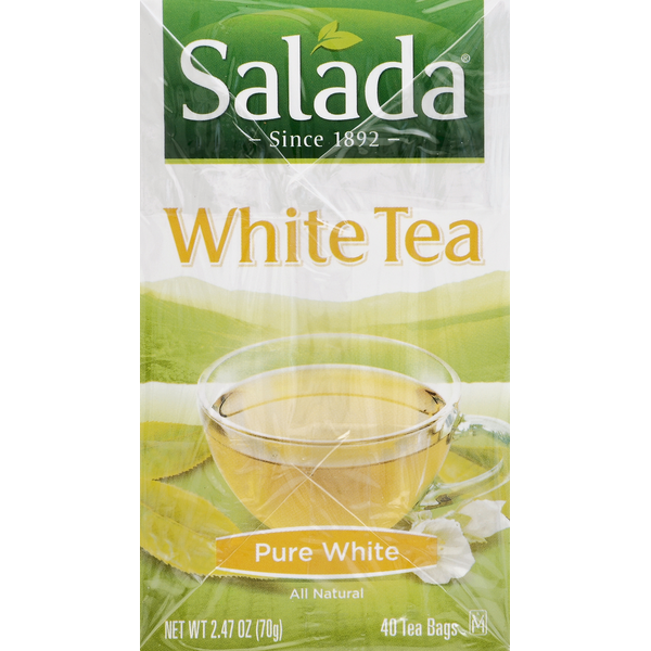Salada White Tea, Pure White, Tea Bags