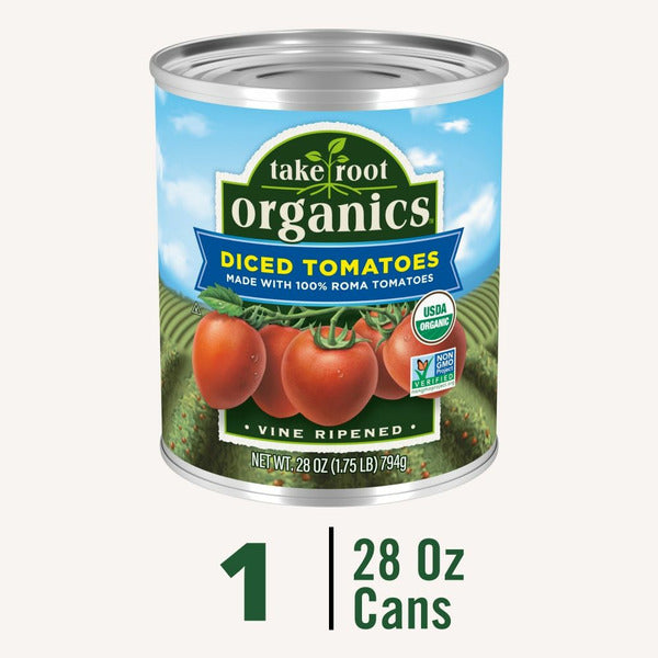 Take Root Organics Diced Tomatoes
