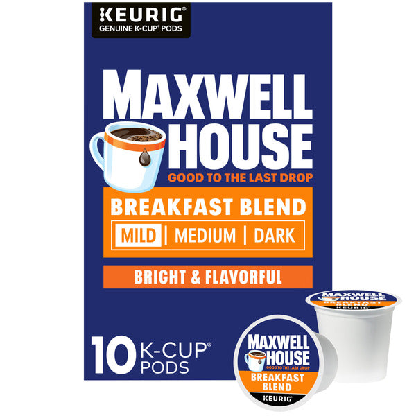 Maxwell House Breakfast Blend Mild Roast K-Cup® Coffee Pods