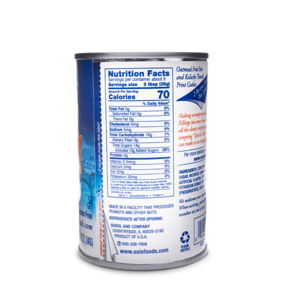 Solo Foods Cherry Cake & Pastry Filling