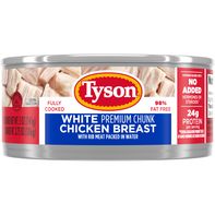 Tyson White Premium Chunk Chicken Breast, 5 oz.️