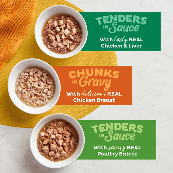 Meow Mix Poultry Selections Variety, Wet Cat Food