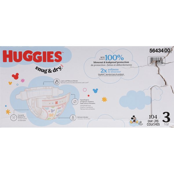Huggies Disney Baby Size 3 Diapers (16-28 lbs (7-13 kg))