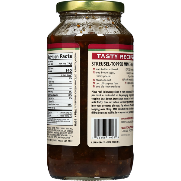 None Such Classic Original Mincemeat with Raisins & Apples