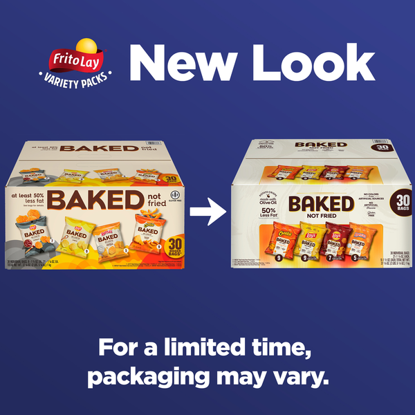 Frito Lay Snacks Baked Mix Variety Pack