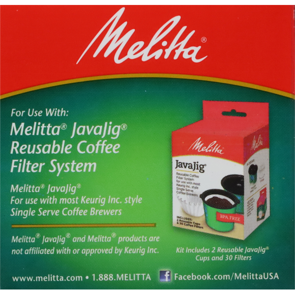 Melitta Coffee Filters, Single Serve