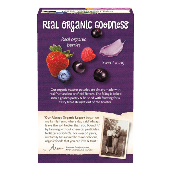 Nature's Path Organic Frosted Wildberry Acai Toaster Pastries