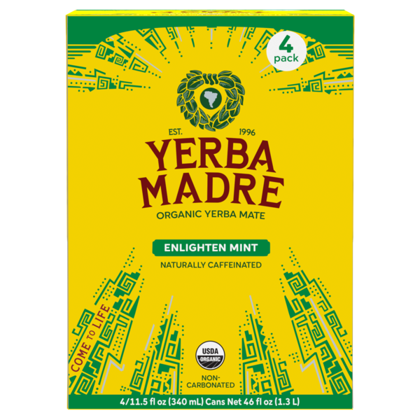 Yerba Madre Organic Yerba Mate Enlighten Mint