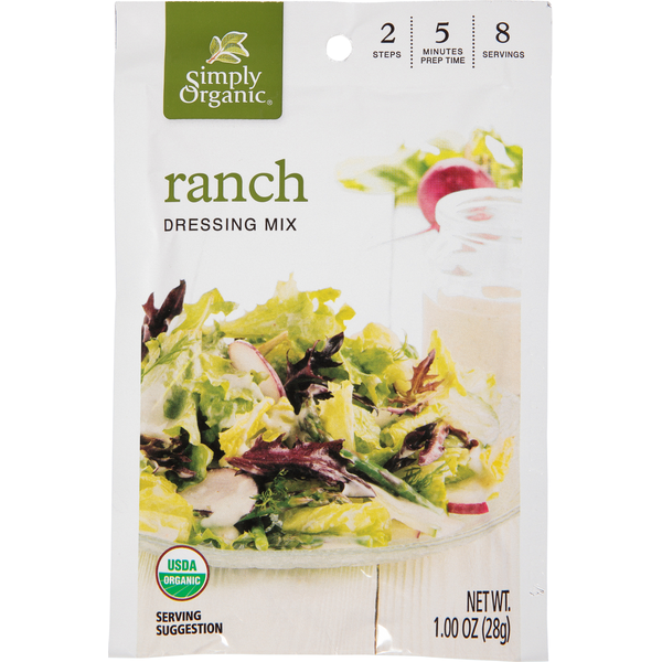 Simply Organic Dressing Mix, Ranch