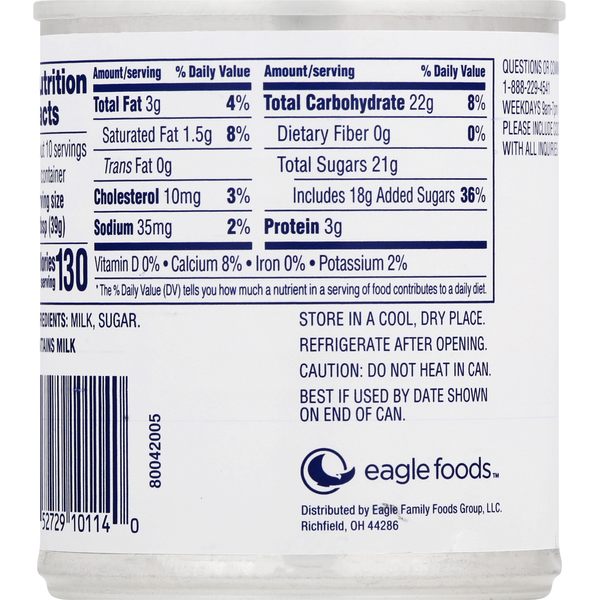Meadow Gold Condensed Milk, Sweetened