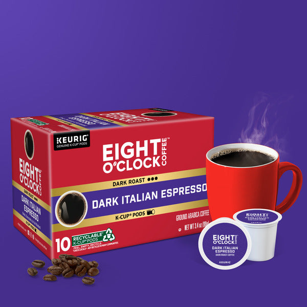 Eight O’Clock Dark Italian Roast K-Cup Pods