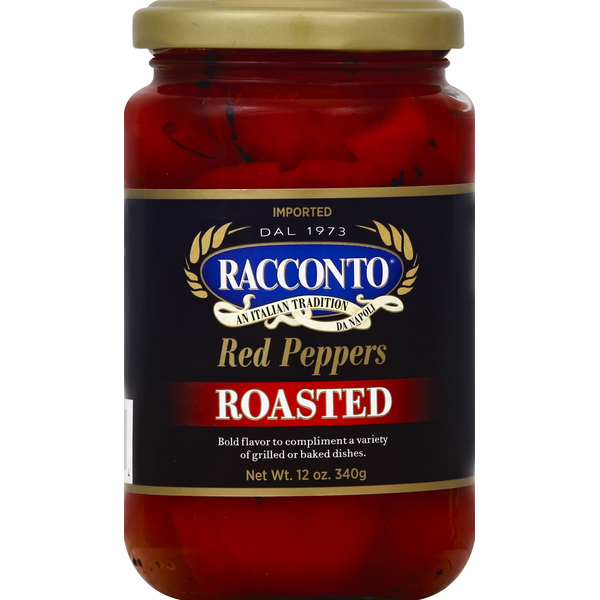 Racconto Italian Foods Red Peppers, Roasted