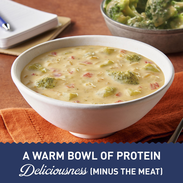 Progresso Protein Broccoli Cheese With Brown Rice Canned Soup