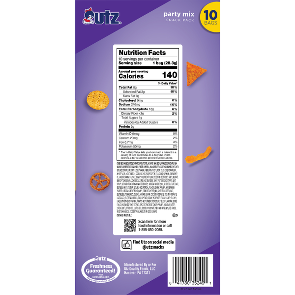 Utz Snack Pack, Party Mix