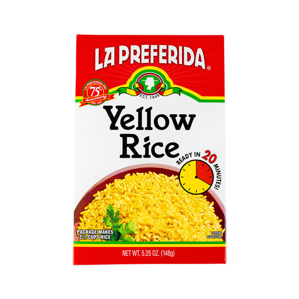 La Preferida Yellow Rice package on a white background
