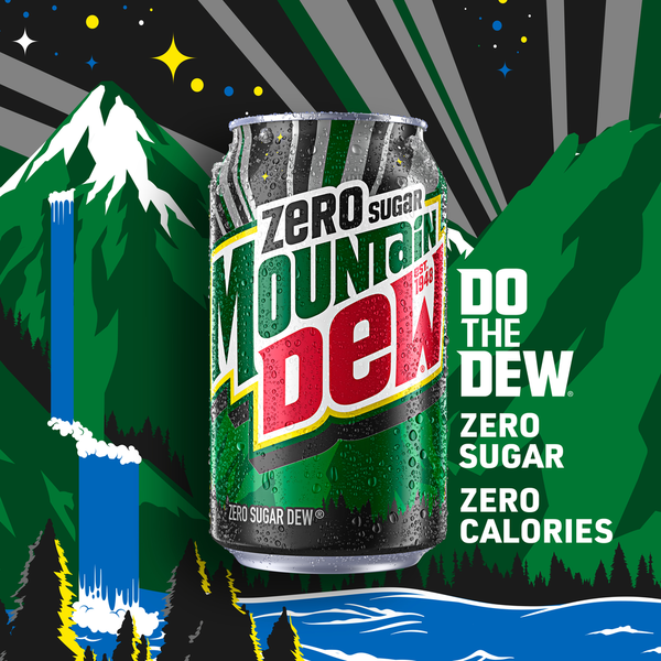 Mountain Dew Zero Sugar Soda Pop