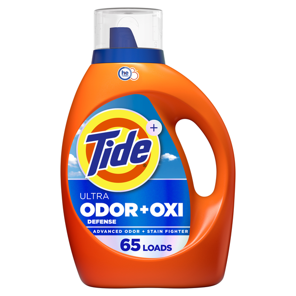 Tide Ultra Odor Defense Plus Oxi Liquid Laundry Detergent