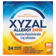 Xyzal Allergy, 24HR, Original Prescription Strengt...
️