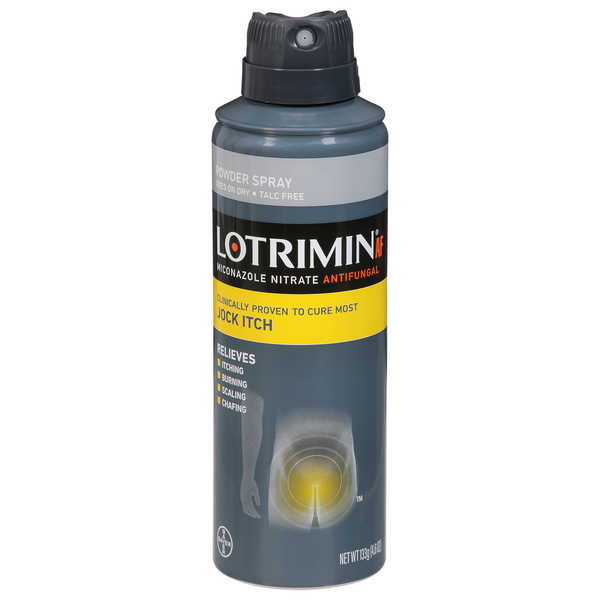 Lotrimin Powder Spray, Miconazole Nitrate Antifungal, Jock Itch
