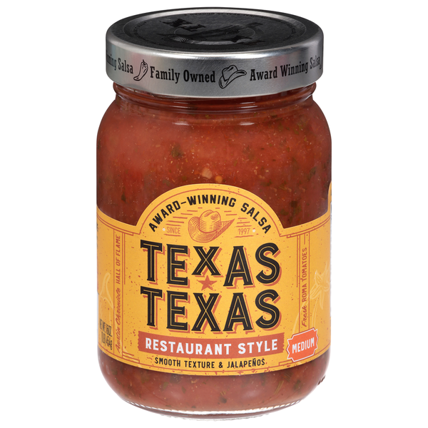 Texas Texas Restaurant Style Medium Salsa